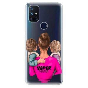Odolné silikonové pouzdro iSaprio - Super Mama - Two Boys - OnePlus Nord N10 5G obraz