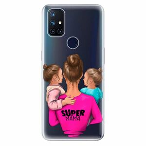 Odolné silikonové pouzdro iSaprio - Super Mama - Two Girls - OnePlus Nord N10 5G obraz