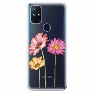 Odolné silikonové pouzdro iSaprio - Three Flowers - OnePlus Nord N10 5G obraz