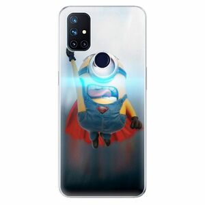 Odolné silikonové pouzdro iSaprio - Mimons Superman 02 - OnePlus Nord N10 5G obraz