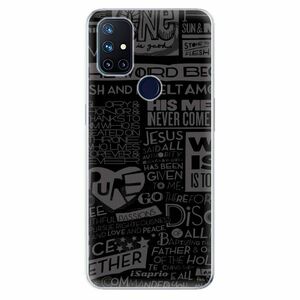 Odolné silikonové pouzdro iSaprio - Text 01 - OnePlus Nord N10 5G obraz