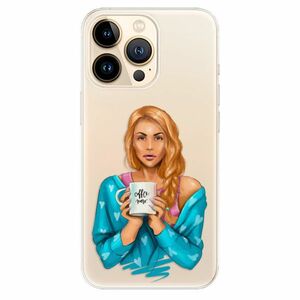 Odolné silikonové pouzdro iSaprio - Coffe Now - Redhead - iPhone 13 Pro Max obraz