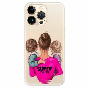 Odolné silikonové pouzdro iSaprio - Super Mama - Two Boys - iPhone 13 Pro Max obraz