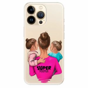 Odolné silikonové pouzdro iSaprio - Super Mama - Two Girls - iPhone 13 Pro Max obraz
