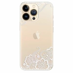 Odolné silikonové pouzdro iSaprio - White Lace 02 - iPhone 13 Pro Max obraz