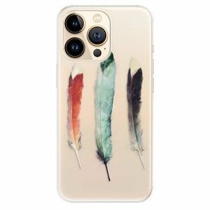 Odolné silikonové pouzdro iSaprio - Three Feathers - iPhone 13 Pro Max obraz