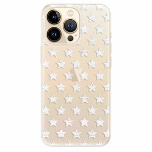 Odolné silikonové pouzdro iSaprio - Stars Pattern - white - iPhone 13 Pro Max obraz