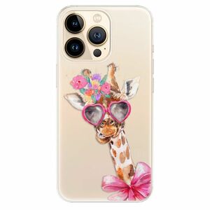 Odolné silikonové pouzdro iSaprio - Lady Giraffe - iPhone 13 Pro Max obraz