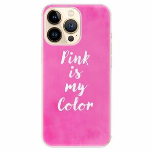 Odolné silikonové pouzdro iSaprio - Pink is my color - iPhone 13 Pro Max obraz
