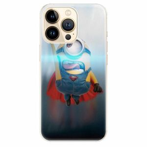 Odolné silikonové pouzdro iSaprio - Mimons Superman 02 - iPhone 13 Pro Max obraz