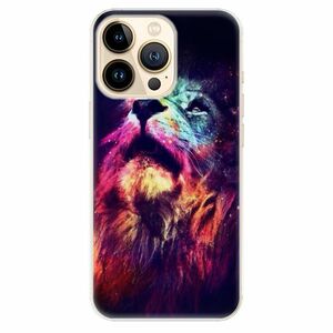Odolné silikonové pouzdro iSaprio - Lion in Colors - iPhone 13 Pro Max obraz