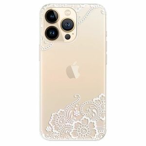 Odolné silikonové pouzdro iSaprio - White Lace 02 - iPhone 13 Pro obraz
