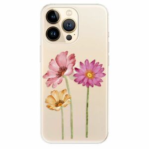 Odolné silikonové pouzdro iSaprio - Three Flowers - iPhone 13 Pro obraz