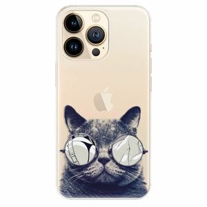 Odolné silikonové pouzdro iSaprio - Crazy Cat 01 - iPhone 13 Pro obraz