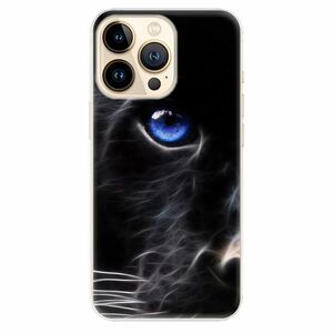 Odolné silikonové pouzdro iSaprio - Black Puma - iPhone 13 Pro obraz