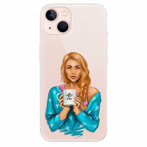 Odolné silikonové pouzdro iSaprio - Coffe Now - Redhead - iPhone 13 obraz
