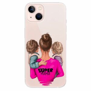 Odolné silikonové pouzdro iSaprio - Super Mama - Two Boys - iPhone 13 obraz