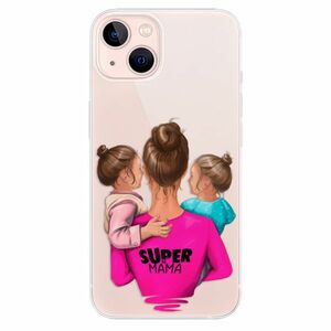 Odolné silikonové pouzdro iSaprio - Super Mama - Two Girls - iPhone 13 obraz