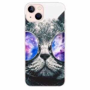 Odolné silikonové pouzdro iSaprio - Galaxy Cat - iPhone 13 obraz