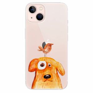 Odolné silikonové pouzdro iSaprio - Dog And Bird - iPhone 13 obraz
