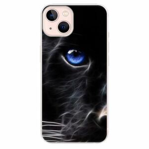 Odolné silikonové pouzdro iSaprio - Black Puma - iPhone 13 obraz