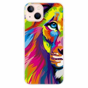 Odolné silikonové pouzdro iSaprio - Rainbow Lion - iPhone 13 obraz