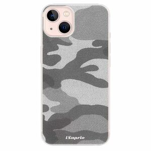 Odolné silikonové pouzdro iSaprio - Gray Camuflage 02 - iPhone 13 obraz