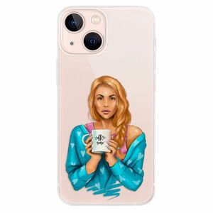 Odolné silikonové pouzdro iSaprio - Coffe Now - Redhead - iPhone 13 mini obraz