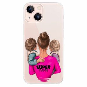 Odolné silikonové pouzdro iSaprio - Super Mama - Two Boys - iPhone 13 mini obraz