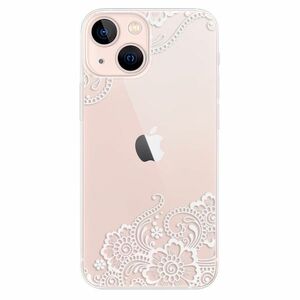 Odolné silikonové pouzdro iSaprio - White Lace 02 - iPhone 13 mini obraz