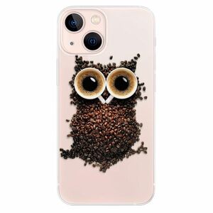 Odolné silikonové pouzdro iSaprio - Owl And Coffee - iPhone 13 mini obraz