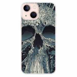 Odolné silikonové pouzdro iSaprio - Abstract Skull - iPhone 13 mini obraz