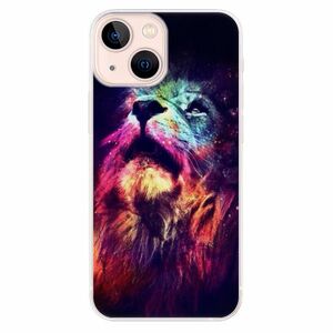 Odolné silikonové pouzdro iSaprio - Lion in Colors - iPhone 13 mini obraz