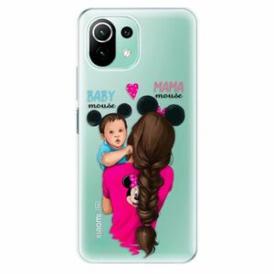 Odolné silikonové pouzdro iSaprio - Mama Mouse Brunette and Boy - Xiaomi Mi 11 Lite obraz