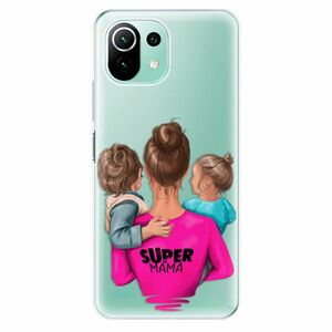 Odolné silikonové pouzdro iSaprio - Super Mama - Boy and Girl - Xiaomi Mi 11 Lite obraz