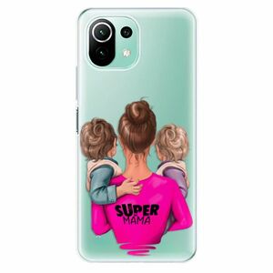 Odolné silikonové pouzdro iSaprio - Super Mama - Two Boys - Xiaomi Mi 11 Lite obraz