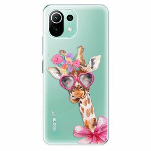 Odolné silikonové pouzdro iSaprio - Lady Giraffe - Xiaomi Mi 11 Lite obraz