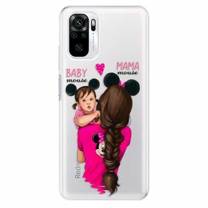 Odolné silikonové pouzdro iSaprio - Mama Mouse Brunette and Girl - Xiaomi Redmi Note 10 / Note 10S obraz