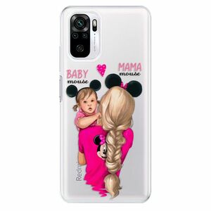 Odolné silikonové pouzdro iSaprio - Mama Mouse Blond and Girl - Xiaomi Redmi Note 10 / Note 10S obraz