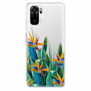 Odolné silikonové pouzdro iSaprio - Exotic Flowers - Xiaomi Redmi Note 10 / Note 10S obraz