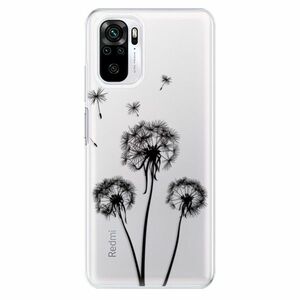 Odolné silikonové pouzdro iSaprio - Three Dandelions - black - Xiaomi Redmi Note 10 / Note 10S obraz