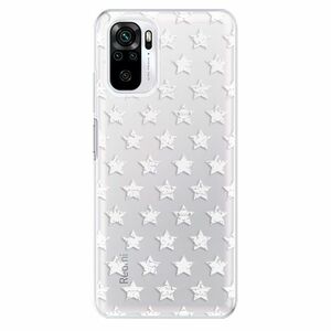 Odolné silikonové pouzdro iSaprio - Stars Pattern - white - Xiaomi Redmi Note 10 / Note 10S obraz