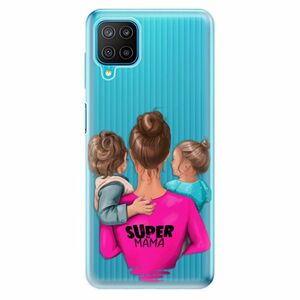 Odolné silikonové pouzdro iSaprio - Super Mama - Boy and Girl - Samsung Galaxy M12 obraz