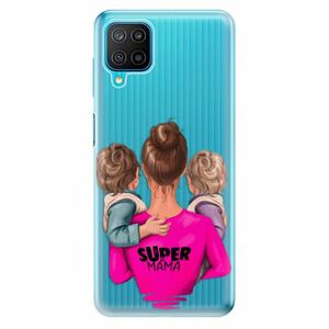 Odolné silikonové pouzdro iSaprio - Super Mama - Two Boys - Samsung Galaxy M12 obraz