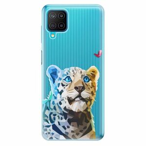 Odolné silikonové pouzdro iSaprio - Leopard With Butterfly - Samsung Galaxy M12 obraz