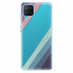 Odolné silikonové pouzdro iSaprio - Glitter Stripes 01 - Samsung Galaxy M12 obraz