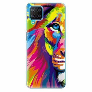 Odolné silikonové pouzdro iSaprio - Rainbow Lion - Samsung Galaxy M12 obraz