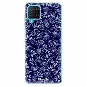Odolné silikonové pouzdro iSaprio - Blue Leaves 05 - Samsung Galaxy M12 obraz