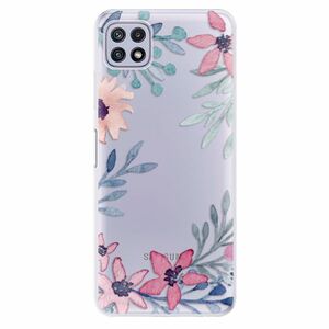 Odolné silikonové pouzdro iSaprio - Leaves and Flowers - Samsung Galaxy A22 5G obraz