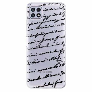Odolné silikonové pouzdro iSaprio - Handwriting 01 - black - Samsung Galaxy A22 5G obraz